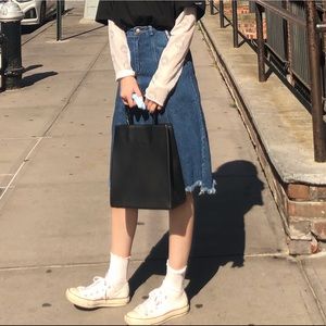 Cute Denim Midi Skirt